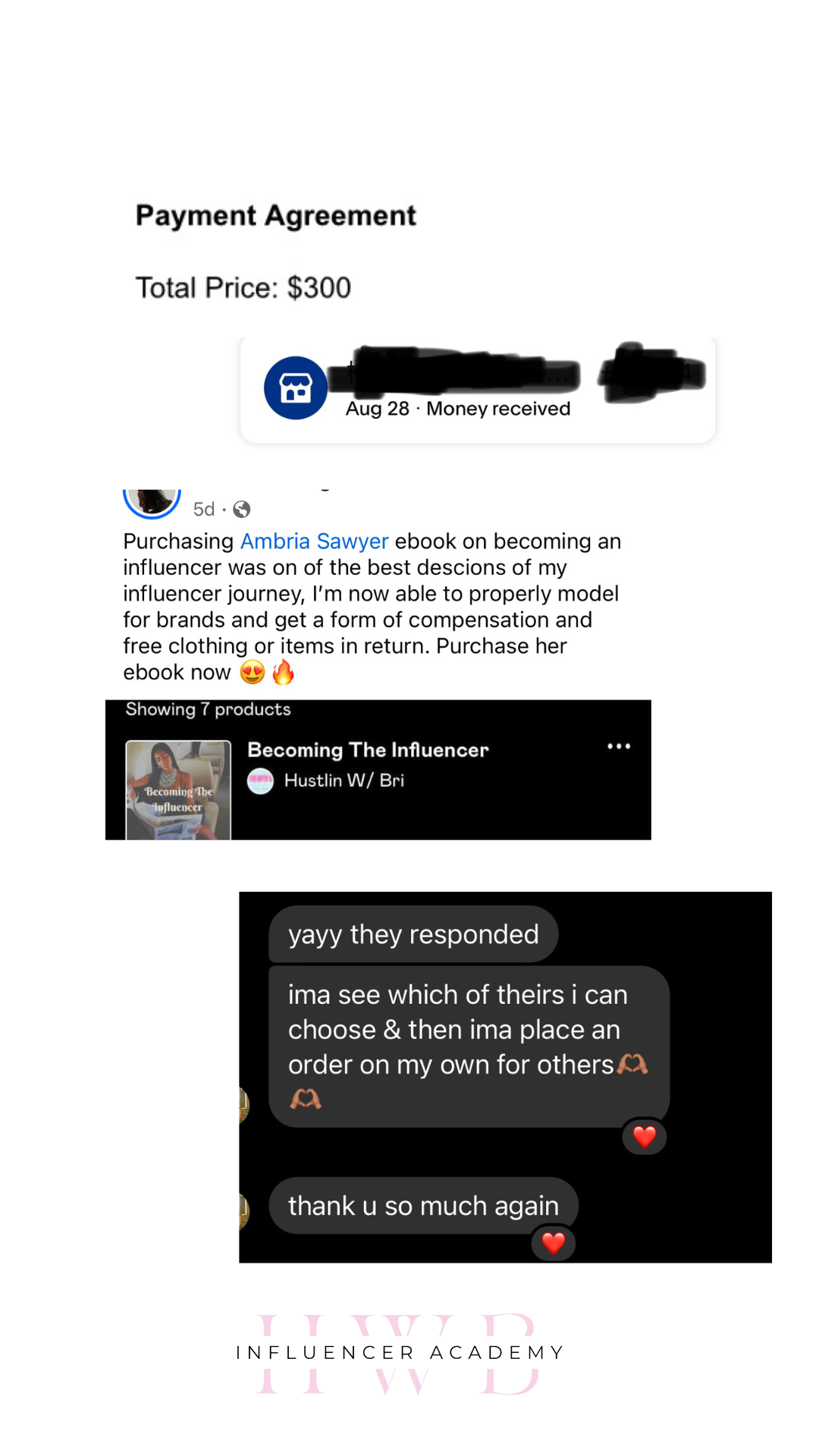 HWB Influencer Academy 101 Mentorship