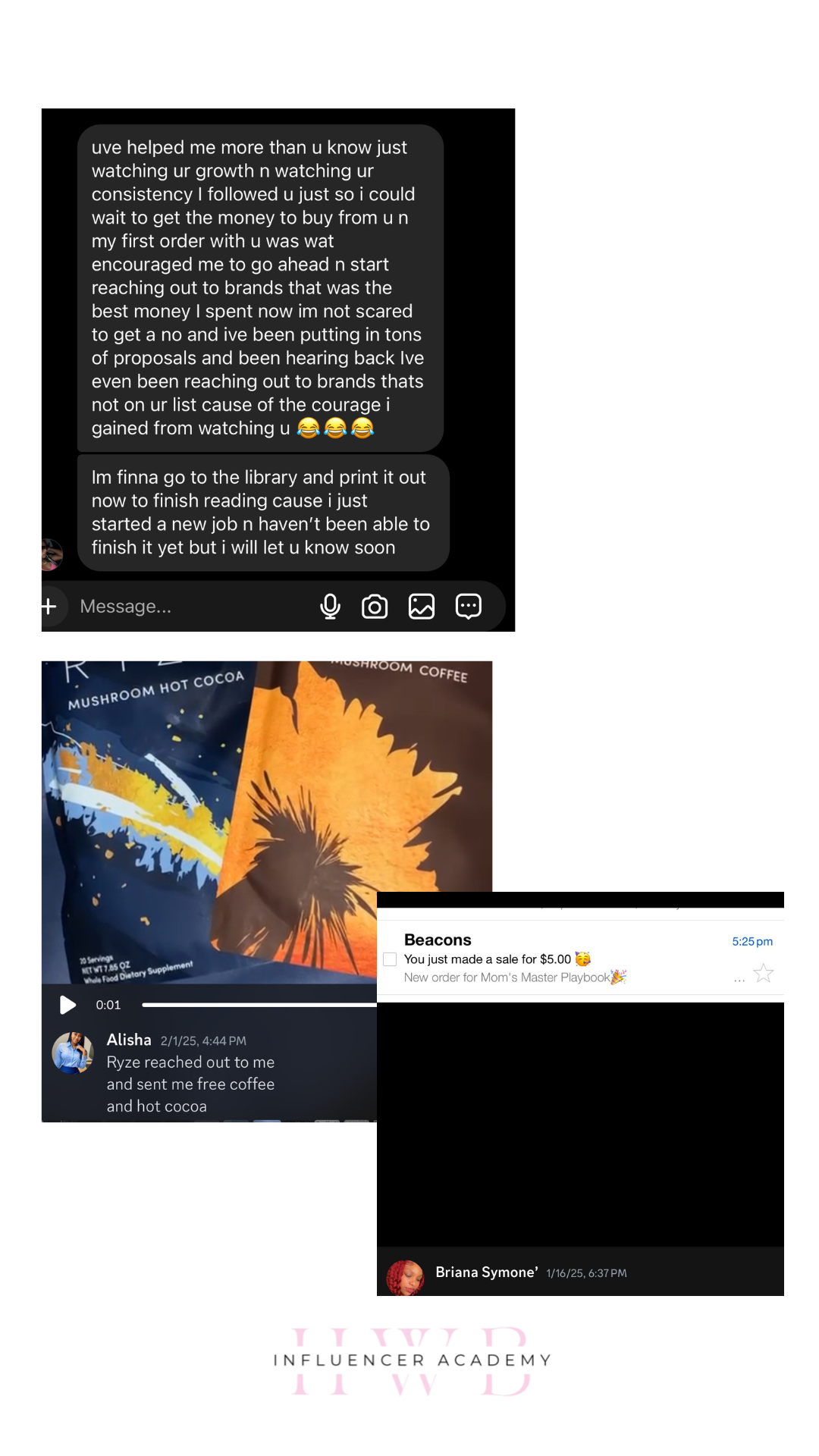 HWB Influencer Academy 101 Mentorship