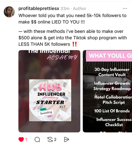 The Influencer Starter Kit